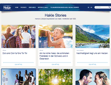Tablet Screenshot of hakle.ch